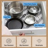image:imageGORILLA GRIP powerGRIP Drawer Shelf and Cabinet Liner 12x10 Light GrayChevron GrayWhite