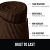 image:imageGORILLA GRIP powerGRIP Drawer Shelf and Cabinet Liner 12x10 Light GrayChocolate