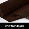 image:imageGORILLA GRIP powerGRIP Drawer Shelf and Cabinet Liner 12x10 Light GrayChocolate