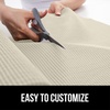 image:imageGORILLA GRIP powerGRIP Drawer Shelf and Cabinet Liner 12x10 Light GrayCream