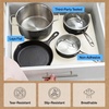 image:imageGORILLA GRIP powerGRIP Drawer Shelf and Cabinet Liner 12x10 Light GrayCream
