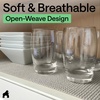 image:imageGORILLA GRIP powerGRIP Drawer Shelf and Cabinet Liner 12x10 Light GrayLight Gray