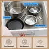 image:imageGORILLA GRIP powerGRIP Drawer Shelf and Cabinet Liner 12x10 Light GrayLight Gray