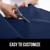 image:imageGORILLA GRIP powerGRIP Drawer Shelf and Cabinet Liner 12x10 Light GrayNavy