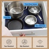 image:imageGORILLA GRIP powerGRIP Drawer Shelf and Cabinet Liner 12x10 Light GrayNavy