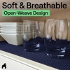 image:imageGORILLA GRIP powerGRIP Drawer Shelf and Cabinet Liner 12x10 Light GrayNavy