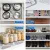 image:imageGORILLA GRIP powerGRIP Drawer Shelf and Cabinet Liner 12x10 Light GrayQuatrefoil GrayWhite
