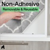 image:imageGORILLA GRIP powerGRIP Drawer Shelf and Cabinet Liner 12x10 Light GrayQuatrefoil GrayWhite