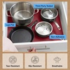 image:imageGORILLA GRIP powerGRIP Drawer Shelf and Cabinet Liner 12x10 Light GrayRed