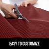 image:imageGORILLA GRIP powerGRIP Drawer Shelf and Cabinet Liner 12x10 Light GrayRed