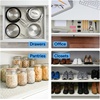 image:imageGORILLA GRIP powerGRIP Drawer Shelf and Cabinet Liner 12x10 Light GraySnow White