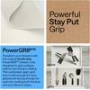 image:imageGORILLA GRIP powerGRIP Drawer Shelf and Cabinet Liner 12x10 Light GraySnow White