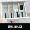 image:imageGORILLA GRIP powerGRIP Drawer Shelf and Cabinet Liner 12x10 Light GraySpa Blue