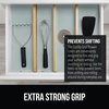 image:imageGORILLA GRIP powerGRIP Drawer Shelf and Cabinet Liner 12x10 Light GraySpa Blue