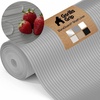 image:imageGORILLA GRIP Shelf Liner NonAdhesive Cabinet Liners 12x20 ClearGray Ribbed