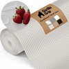 image:imageGORILLA GRIP Shelf Liner NonAdhesive Cabinet Liners 12x20 ClearLight Gray Ribbed
