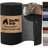 image:imageGORILLA GRIP powerGRIP Drawer Shelf and Cabinet Liner 12x10 Light GrayBlack
