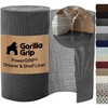 image:imageGORILLA GRIP powerGRIP Drawer Shelf and Cabinet Liner 12x10 Light GrayCharcoal