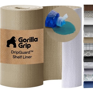 image:imageGORILLA GRIP Shelf Liner Kitchen Drawer Protector 12x240 MarbleBeige