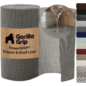 image:imageGORILLA GRIP powerGRIP Drawer Shelf and Cabinet Liner 12x10 Light GrayGray