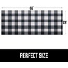 image:imageGORILLA GRIP LeakGuard Under Sink Mat for Kitchen Cabinet 24x30 CharcoalBuffalo Checkered Black White