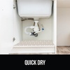 image:imageGORILLA GRIP LeakGuard Under Sink Mat for Kitchen Cabinet 24x30 CharcoalDamask TaupeCream