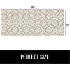 image:imageGORILLA GRIP LeakGuard Under Sink Mat for Kitchen Cabinet 24x30 CharcoalDamask TaupeCream