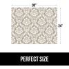 image:imageGORILLA GRIP LeakGuard Under Sink Mat for Kitchen Cabinet 24x30 CharcoalDamask TaupeCream