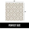 image:imageGORILLA GRIP LeakGuard Under Sink Mat for Kitchen Cabinet 24x30 CharcoalDamask TaupeCream