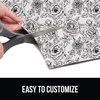 image:imageGORILLA GRIP LeakGuard Under Sink Mat for Kitchen Cabinet 24x30 CharcoalFloral Gray