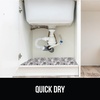 image:imageGORILLA GRIP LeakGuard Under Sink Mat for Kitchen Cabinet 24x30 CharcoalFloral Gray