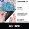 image:imageGORILLA GRIP LeakGuard Under Sink Mat for Kitchen Cabinet 24x30 CharcoalFloral Gray