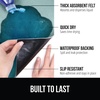 image:imageGORILLA GRIP LeakGuard Under Sink Mat for Kitchen Cabinet 24x30 CharcoalSpa Blue