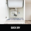 image:imageGORILLA GRIP LeakGuard Under Sink Mat for Kitchen Cabinet 24x30 CharcoalSpiral GrayWhiteTurquoise