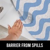 image:imageGORILLA GRIP LeakGuard Under Sink Mat for Kitchen Cabinet 24x30 CharcoalWaves Sky BlueWhite