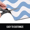 image:imageGORILLA GRIP LeakGuard Under Sink Mat for Kitchen Cabinet 24x30 CharcoalWaves Sky BlueWhite