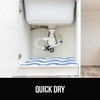 image:imageGORILLA GRIP LeakGuard Under Sink Mat for Kitchen Cabinet 24x30 CharcoalWaves Sky BlueWhite