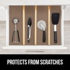 image:imageGORILLA GRIP Peel and Stick Paper Cabinet Liner 118x20 WhiteBeige