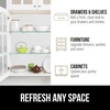 image:imageGORILLA GRIP Peel and Stick Paper Cabinet Liner 118x20 WhiteBright White