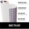 image:imageGORILLA GRIP Peel and Stick Paper Cabinet Liner 118x20 WhiteClear Matte