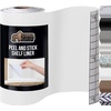 image:imageGORILLA GRIP Peel and Stick Paper Cabinet Liner 118x20 WhiteClear Matte