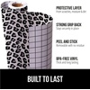 image:imageGORILLA GRIP Peel and Stick Paper Cabinet Liner 118x20 WhiteGray Leopard
