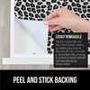 image:imageGORILLA GRIP Peel and Stick Paper Cabinet Liner 118x20 WhiteGray Leopard