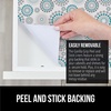 image:imageGORILLA GRIP Peel and Stick Paper Cabinet Liner 118x20 WhiteSpiral GrayWhiteTurquoise