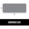 image:imageGORILLA GRIP ShelfGuard Wire Shelf Liner Set of 4 14x36 ClearCharcoal
