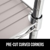 image:imageGORILLA GRIP ShelfGuard Wire Shelf Liner Set of 4 14x36 ClearCharcoal