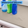 image:imageGORILLA GRIP Waterproof Silicone Under Sink Mat Stay in Place 34x22 GrayBeige