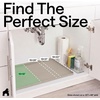 image:imageGORILLA GRIP Waterproof Silicone Under Sink Mat Stay in Place 34x22 GrayBeige
