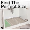 image:imageGORILLA GRIP Waterproof Silicone Under Sink Mat Stay in Place 34x22 GrayBeige