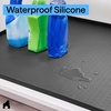 image:imageGORILLA GRIP Waterproof Silicone Under Sink Mat Stay in Place 34x22 GrayBlack